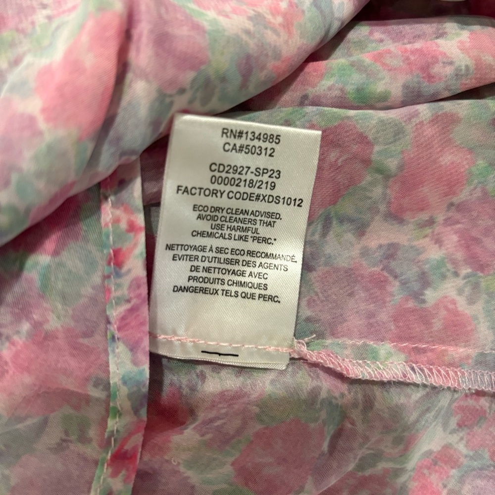 NWT For Love & Lemons Oakley Floral Print Puff Sleeve Corset Top Mini Dress Sz S - Picture 6 of 8